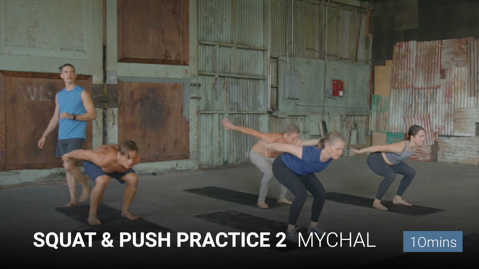 .<b>Squat & Push</b> Practice 2.