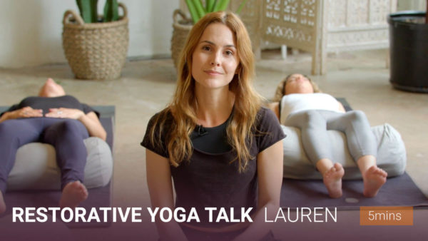 Restorative Yoga Talk