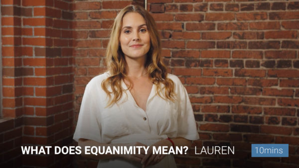 What Does Equanimity Mean?
