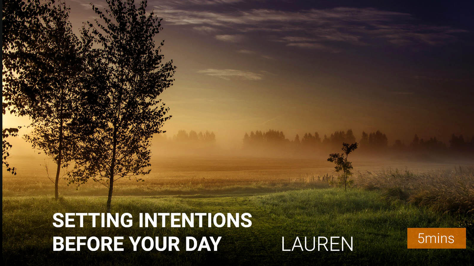 .<b>Setting Intentions</b> Before Your Day.
