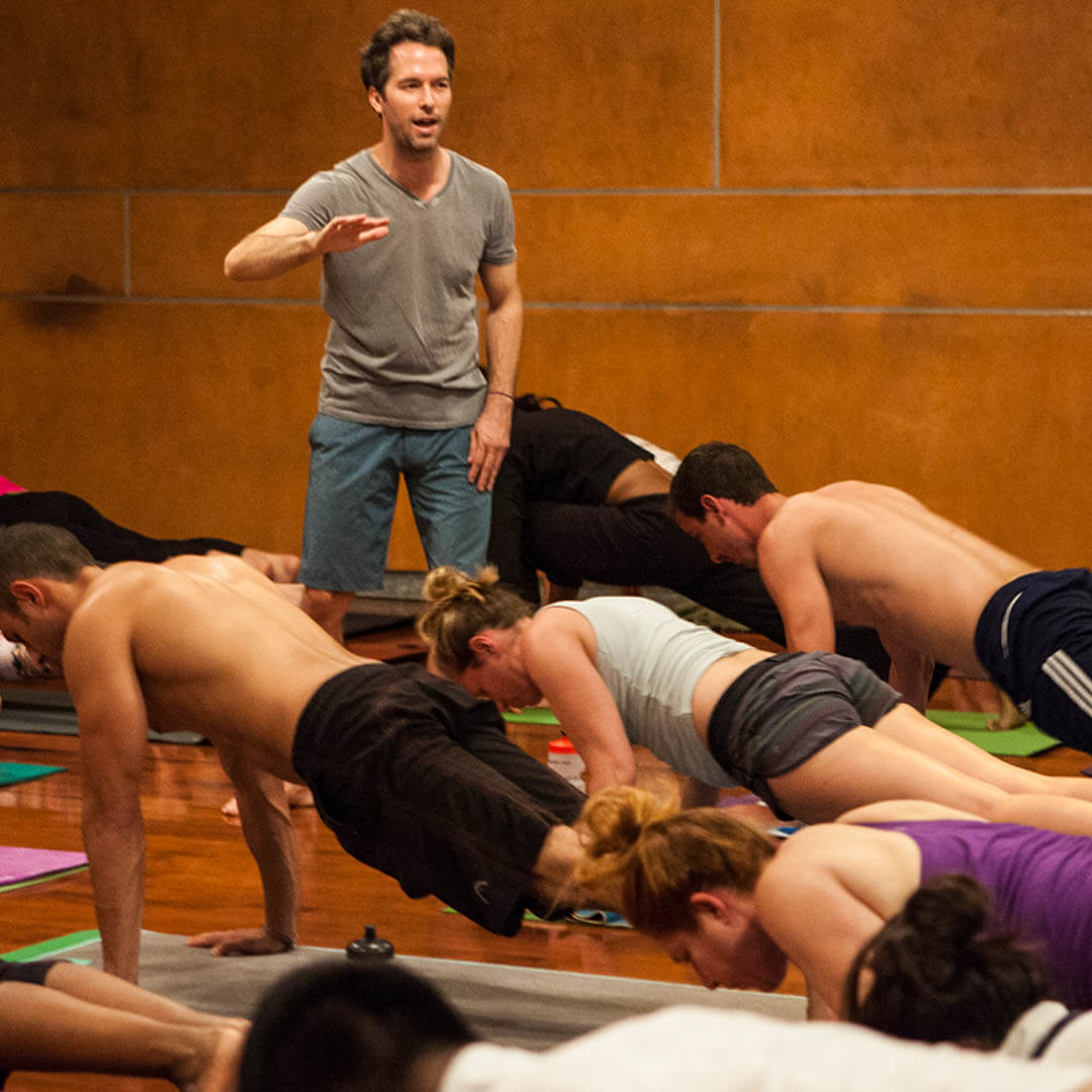 Travis Teaching Yoga