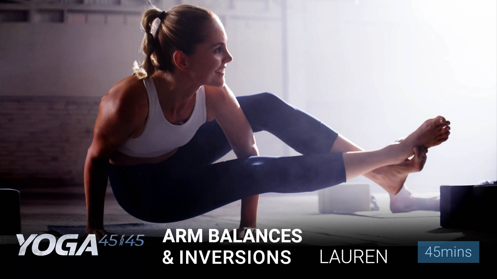 .Arm Balances <br/>& <b>Inversions</b>.