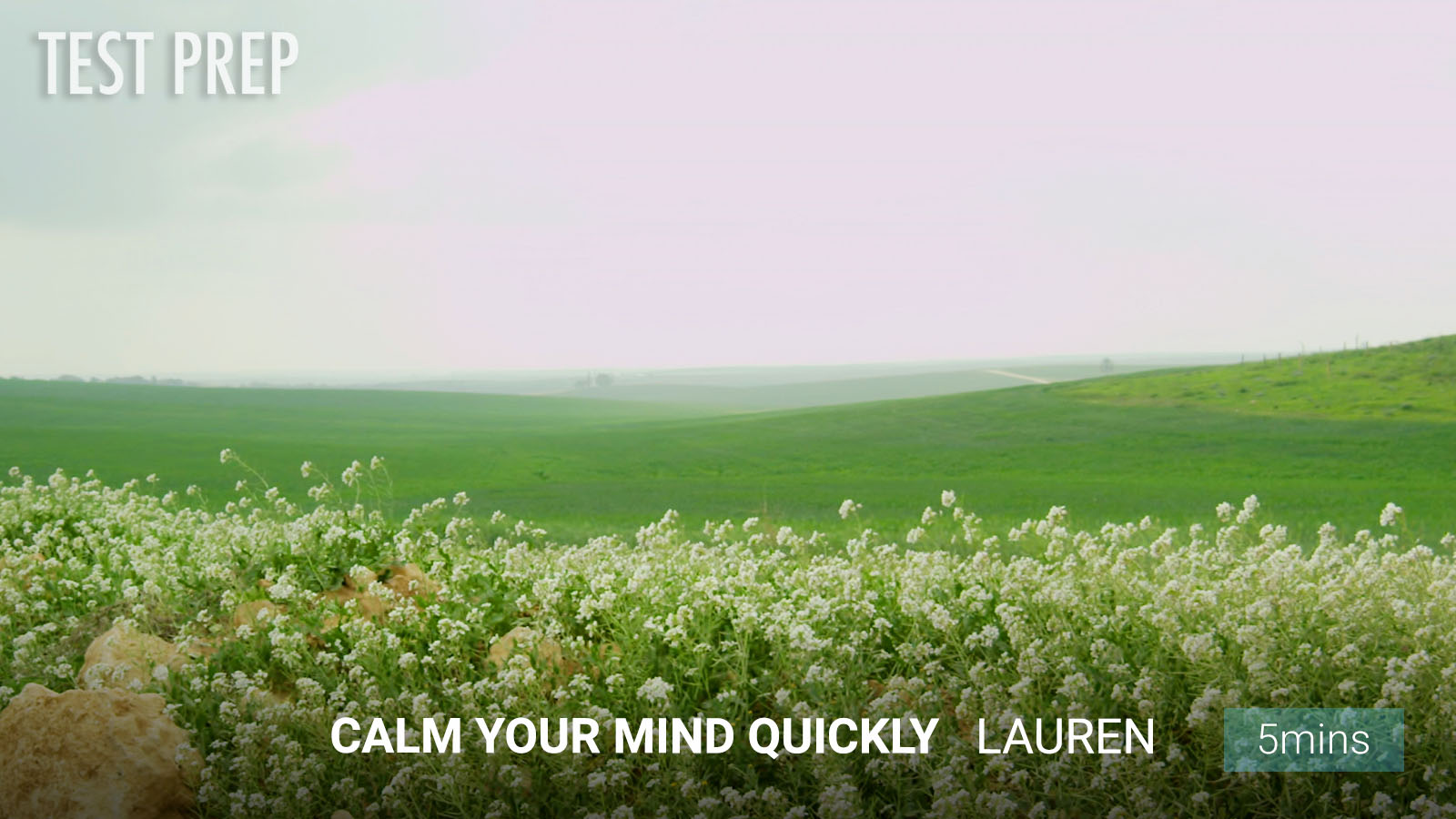 .Calm Your Mind Quickly.