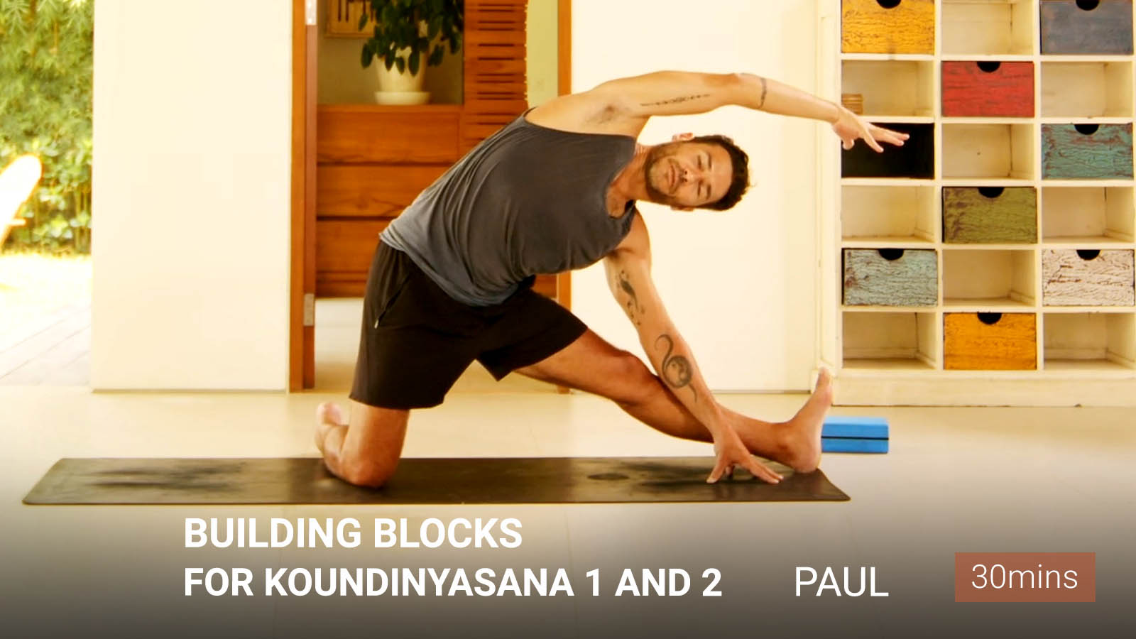 .Building Blocks For Koundinyasana 1 and 2.
